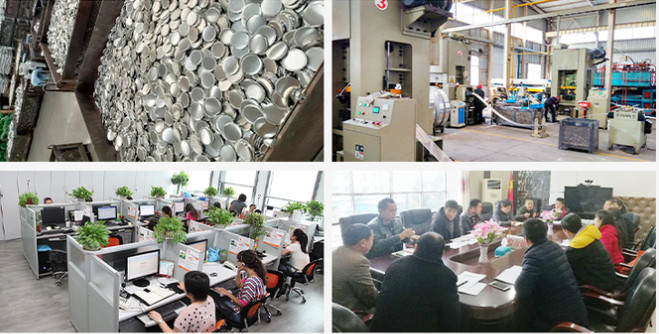 Shanghai Dingnuo Metal Technology Co., Ltd. linea di produzione in fabbrica