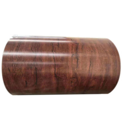 Tolleranza personalizzabile ± 1% di grano di legno bobina di alluminio pre-dipinta per pareti a tenda