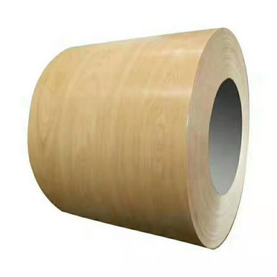 Tolleranza personalizzabile ± 1% di grano di legno bobina di alluminio pre-dipinta per pareti a tenda