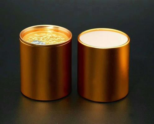Capacità personalizzata Lattina di tè sigillata in alluminio metallico per Mini Tea Leaf Tea Coffee