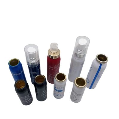 Scatola di spray ricaricabile in alluminio stampa personalizzata vuota 20ml 25ml 30ml 40ml 50ml 60ml 110ml