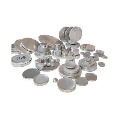 990,5% di Slugs di alluminio puro per tubi contenitori bottiglie Durezza personalizzata 3-10 mm