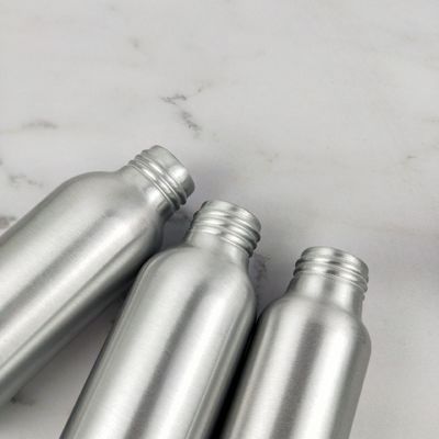Logo personalizzato Acceptato Bottiglia sportiva in alluminio da 100 ml e 200 ml per la lavorazione chimica
