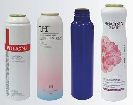 Colore e etichetta personalizzate Bottine di aerosol in alluminio per rinfrescante orale