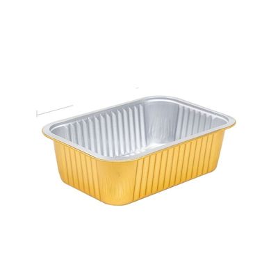 Ordine personalizzato Acceptato Aluminum Foil Dining Box per 930ml Capacità