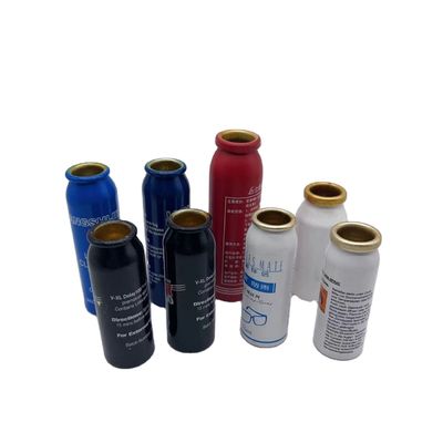 Confezioni di aerosol di alluminio bianco personalizzate per imballaggi metallici industriali chimici