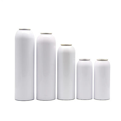 Confezioni di aerosol di alluminio bianco personalizzate per imballaggi metallici industriali chimici