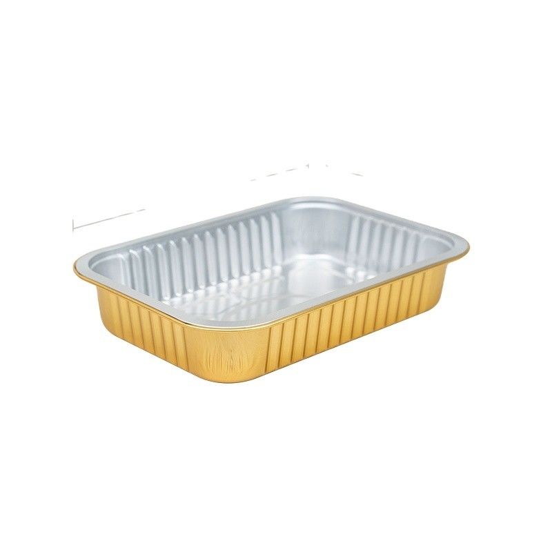 Pronto per la spedizione 580ml 1pc contenitore di foglio di alluminio per la cottura Ordine personalizzato accettato