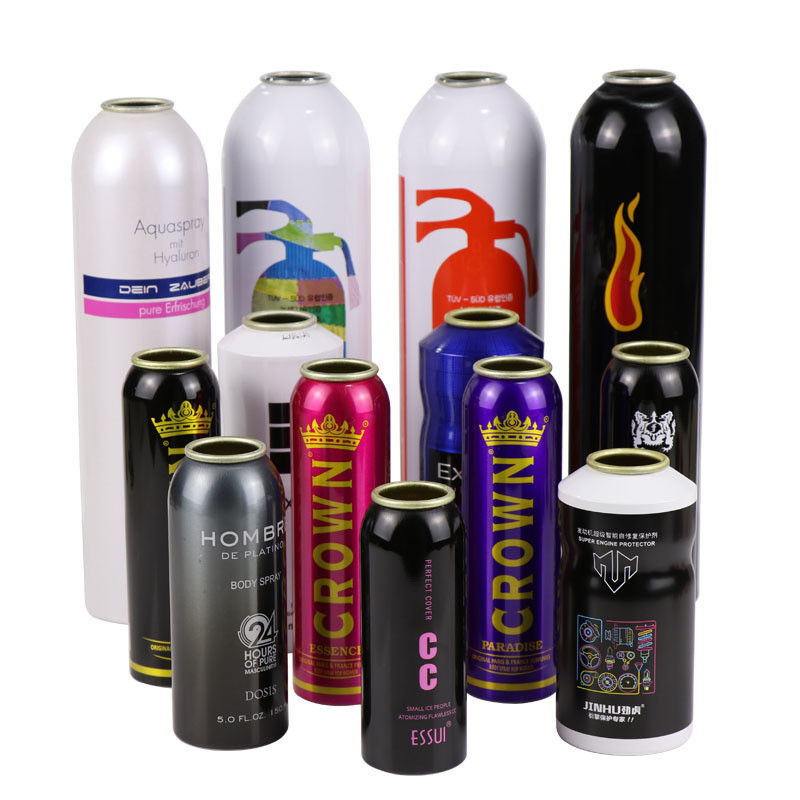 Dimensione personalizzata accettata Durabile Aluminio può vuotare aerosol di alluminio spray per personalizzato