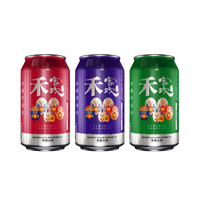 Disegni personalizzati Lattine di alluminio 250ml 330ml 355ml 500ml Colore personalizzato per soda